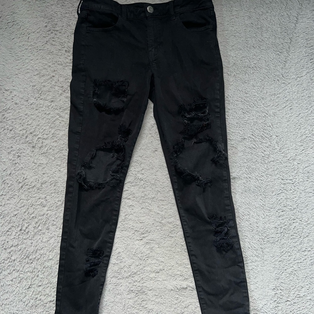 American eagle ripped jeggings - Picture 2 of 3